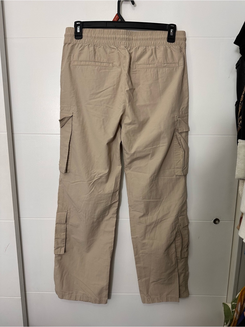 PacSun Men's Tan Baggy Cargo Pants with Flap Pockets Size M - Picture 8 of 9